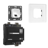 ekey xLine FP Set für UP, Glasrahmen in Weiß
