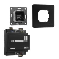 ekey xLine FP Set für UP, Kunststoffrahmen in Schwarz