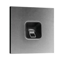 ekey sLine FP Set in Schwarz für Gira 106 V2A
