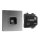 ekey sLine FP Set in Schwarz für Gira 106 V2A