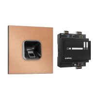ekey sLine fingerprint set SC Gira 106 bronze