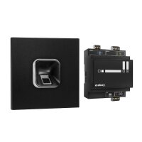 ekey sLine Fingerprintset in Schwarz für Gira 106...