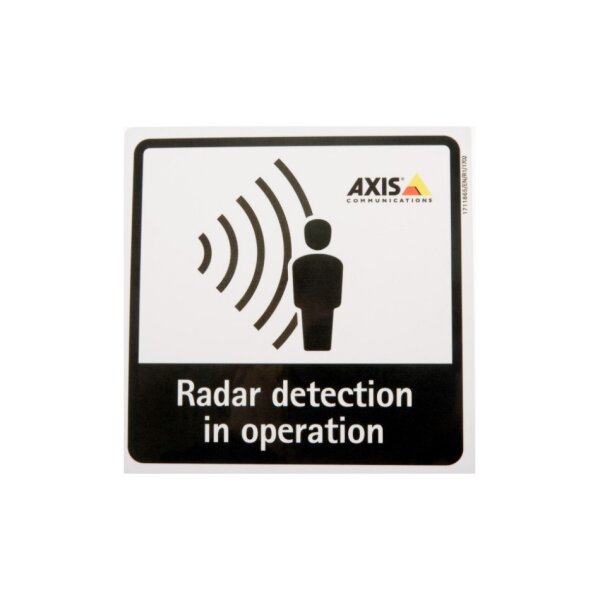 RADAR DETECTION STICKER EN 10P