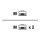 UNIFY OpenScape Business X3R/X5R RJ45-Y-Kabel (1x RJ45 auf 2x RJ45)