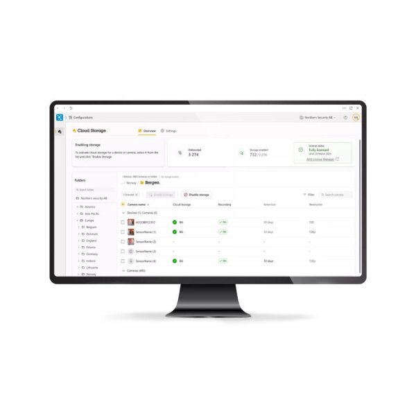 ACS CLOUD STORAGE 30D 720P 1Y
