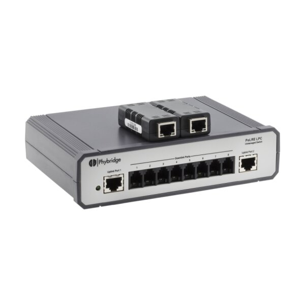 2N NVT - Phybridge PoLRE Switch mit 2-Adaptern