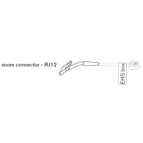 SNOM 7XX/8xx EHS Kabel für Jabra/Plantronics