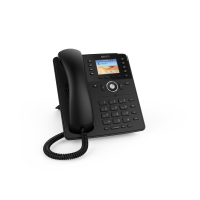 SNOM D735 VOIP Telefon (SIP) o. Netzteil, schwarz
