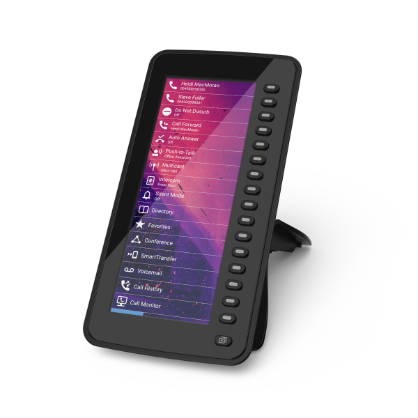 SNOM D7C Tastaturerweiterungsmodul Black Farbdisplay