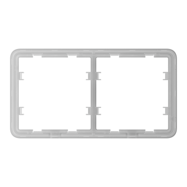 Ajax Homeautomation LightSwitch / Outlet Frame (2 seats) horizontal