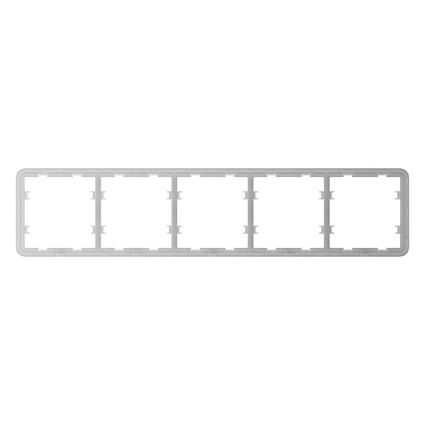 Ajax Homeautomation LightSwitch / Outlet Frame (5 seats) horizontal