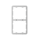 Ajax Homeautomation LightSwitch / Outlet Frame (2 seats) vertical