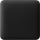 Ajax Homeautomation Zubehör LightSwitch SoloButton (1-gang) horizontal - schwarz