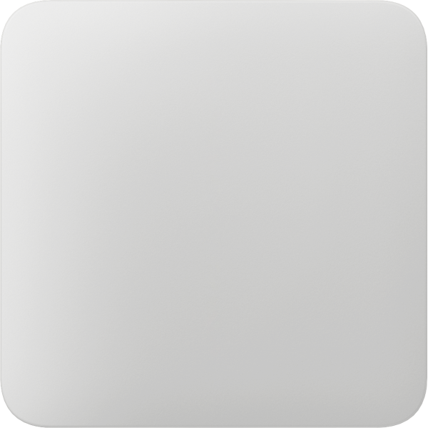Ajax Homeautomation Zubehör LightSwitch SoloButton (1-gang) horizontal - weiß