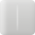 Ajax Homeautomation Zubehör LightSwitch SoloButton (2-gang) horizontal - weiß