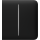 Ajax Homeautomation Zubehör LightSwitch SideButton (2-gang) horizontal - schwarz