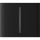 Ajax Homeautomation Zubehör LightSwitch CenterButton (2-gang) horizontal - schwarz