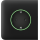 Ajax Homeautomation Abdeckung Outlet SideCover (smart) [type F] - schwarz
