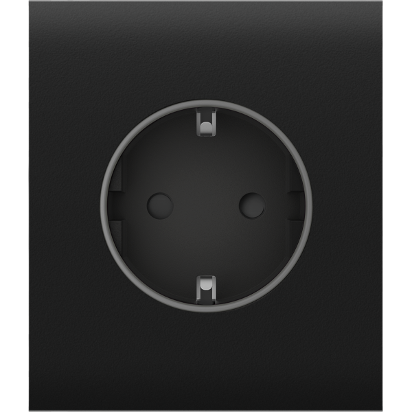 Ajax Homeautomation Abdeckung Outlet CenterCover (basic) [type F] - schwarz