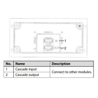 DAHUA DHI-VTO4202F-MB2 - Zwei-Tasten-Modul - Silber
