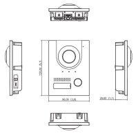 DAHUA DHI-VTO2202F-P-S2 - 2-Draht - IP - Gegensprechanlage -