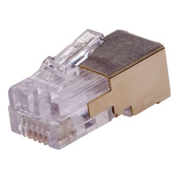 RJ12 PLUG SHIELDED 10 PCS