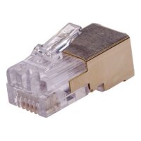RJ12 PLUG SHIELDED 10 PCS