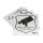 SURVEILLANCE STICKER ENG 50PCS