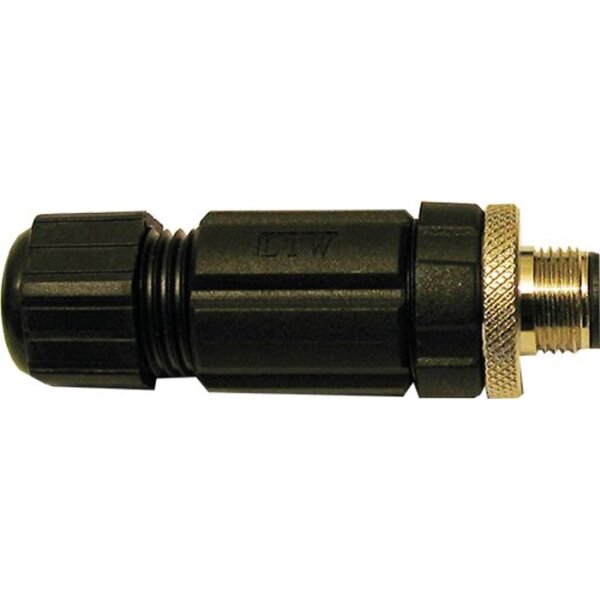CONNECTOR M12 MALE 10PCS